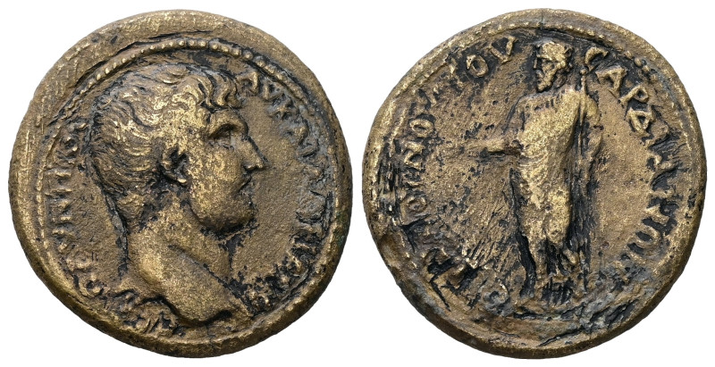 Lydia, Sardis. Hadrian, AD 117-138. AE. 16.29 g. 31.95 mm.
Obv: ΑΥ ΚΑΙ ΑΔΡΙΑΝΟϹ...