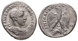 Syria, Antioch. Gordian III, AD 238-244. AR, Tetradrachm. 13.67 g. 27.63 mm.
Obv: ΑΥΤΟΚ Κ Μ ΑΝΤ ΓΟΡΔΙΑΝΟϹ ϹƐΒ. Laureate, draped and cuirassed bust of ...