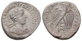 Syria, Antioch. Gordian III, AD 238-244. AR, Tetradrachm. 14.93 g. 25.77 mm.
Obv: ΑΥΤΟΚ Κ Μ ΑΝΤ ΓΟΡΔΙΑΝΟϹ ϹƐΒ. Laureate, draped and cuirassed bust of ...