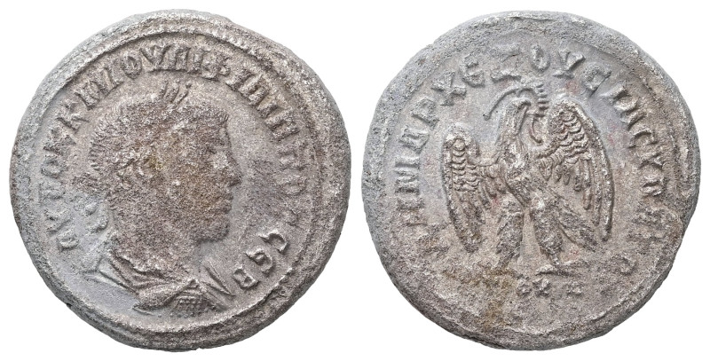 Syria, Antioch. Philip I, AD 244-249. AR, Tetradrachm. 11.06 g. 26.82 mm.
Obv: Α...