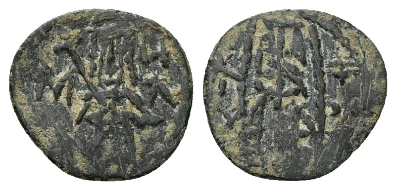 Manuel II Palaeologus, AD 1391-1425. AV, Follaro. 0.76 g. 14.60 mm. Constantinop...