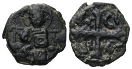 Crusaders. Edessa (?). AE, Follis. 6.37 g. 22.50 mm.