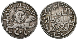 Islamic. Rum Seljuq. Ghiyath al-Din Kay Khusraw II, 1237-1246 AD / 634-644 AH. AR, Dirham. 2.95 g. 23.12 mm.
Obv: Islamic legend in margin; Lion right...