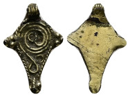 Hellenistic gold ornament (4th–1st centuries BC)
Probably piece of a gold jewelry; decorated with filigree.
Weight: 0.69 g.
Diameter: 19.26 mm.