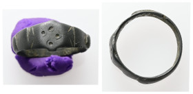 AE Byzantine finger-ring 

Weight: 3.24 g.
Diameter: 18.57 mm.