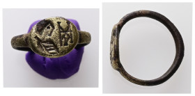 AE Byzantine finger-ring 

Weight: 3.68 g.
Diameter: 18.42 mm.