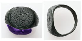 AE Late Roman finger-ring (AD 4th-6th centuries)

Weight: 6.04 g.
Diameter: 19.75 mm.