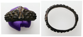 AE Ottoman archer’s ring.

Weight: 6.99 g.
Diameter: 21.43 mm.