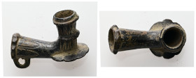 Islamic Stone Pipe

Weight: 9.83 g.
Diameter: 34.25 mm.