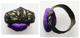 AE Byzantine archer ring.

Weight: 6.82 g.
Diameter: 21.11 mm.