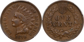 1870 Indian Cent. Shallow N. VF-35 (PCGS).
PCGS# 2097. NGC ID: 227U.