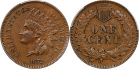 1872 Indian Cent. EF-45 (PCGS).
PCGS# 2103. NGC ID: 227W.