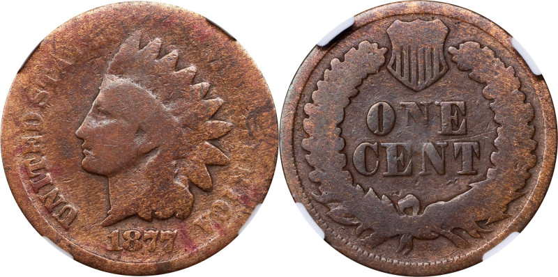 1877 Indian Cent. AG Details--Cleaned (NGC).
PCGS# 2127. NGC ID: 2284.