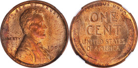 1909 Lincoln Cent. V.D.B. MS-64 RB (NGC).
PCGS# 2424. NGC ID: 22AZ.