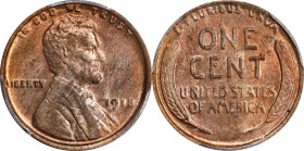 1918 Lincoln Cent. Unc Details--Questionable Color (PCGS).
PCGS# 2504. NGC ID: 22BV.
