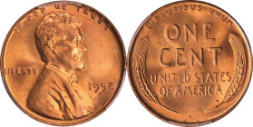 1952-S Lincoln Cent. MS-66 RD (PCGS).
PCGS# 2803. NGC ID: 22F8.