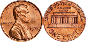 1972 Lincoln Cent. Doubled Die Obverse. MS-64 RD (PCGS).
PCGS# 2950. NGC ID: 22GU.
