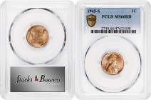 Lot of (4) Mintmarked Lincoln Cents. MS-66 RD (PCGS).
Included are: 1936-D; 1939-S; 1941-D; and 1945-S.