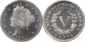 1891 Liberty Head Nickel. Proof-66 Cameo (NGC).
PCGS# 83889. NGC ID: 277Z.