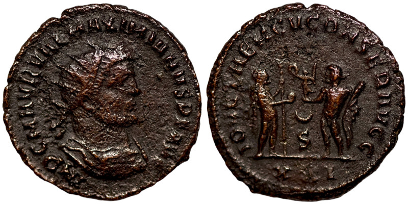 Maximianus. (285-295 AD). Æ Antoninian. Obv: IMP CMA MAXIMIANVS PF AVG. radiate ...