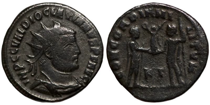Diocletian, 284-305. Antoninianus (bronze, Antioch. IMP C C VAL DIOCLETIANVS P F...