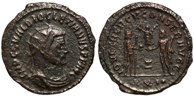 Diocletian, 284-305. Antoninianus (bronze, Antioch. IMP C C VAL DIOCLETIANVS P F...