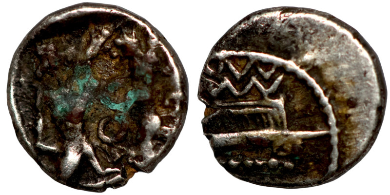 PHOENICIA. Sidon. Ba'alšillem II, circa 401-366 BC.

9mm 0,78g