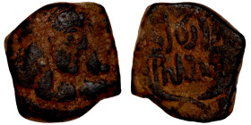 KINGS OF NABATEA. Aretas IV (9 BC-40 AD), with Shaqilath I. Ae. Petra.

17mm 3,86g