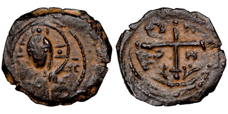 Byzantine bronze coin

20mm 3,45g