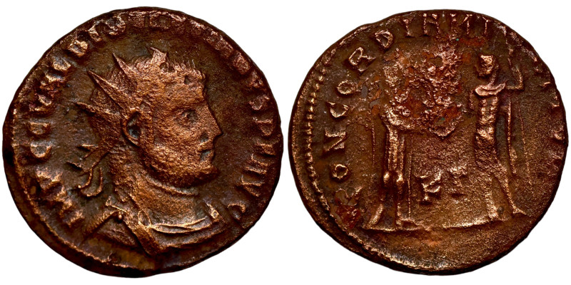 Diocletian, 284-305. Antoninianus (bronze, Antioch. IMP C C VAL DIOCLETIANVS P F...