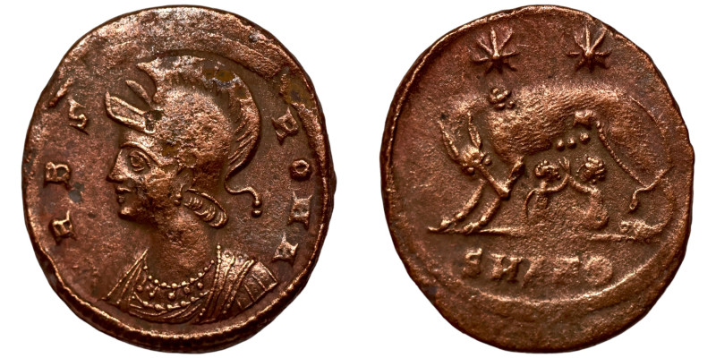 CONSTANTINE I.Commemorative Series.330-354 AD.

16mm 2,33g