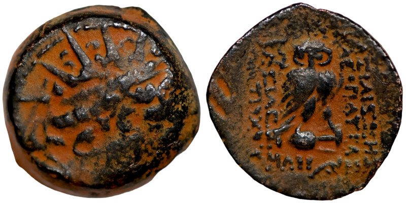 Seleucis Kingdom Greek Coin 1-4 BC Century

18mm 6,20g