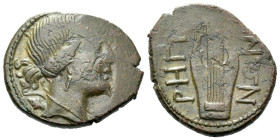 Bruttium, Rhegium Bronze circa 260 or earlier 215