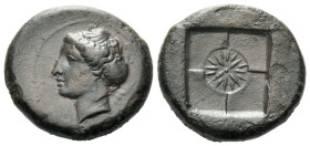 Sicily, Syracuse Hemilitra signed by Euainetos circa 410-405 - Signed by Euainetos