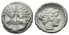 Macedonia, Neapolis Hemidrachm circa 375-350 - Acquired from Harmers of London.