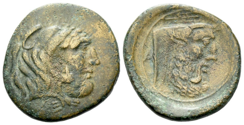 Acarnania, Leucas Bronze, Federal coinage circa 232-220, Æ 23.00 mm., 6.26 g.
H...