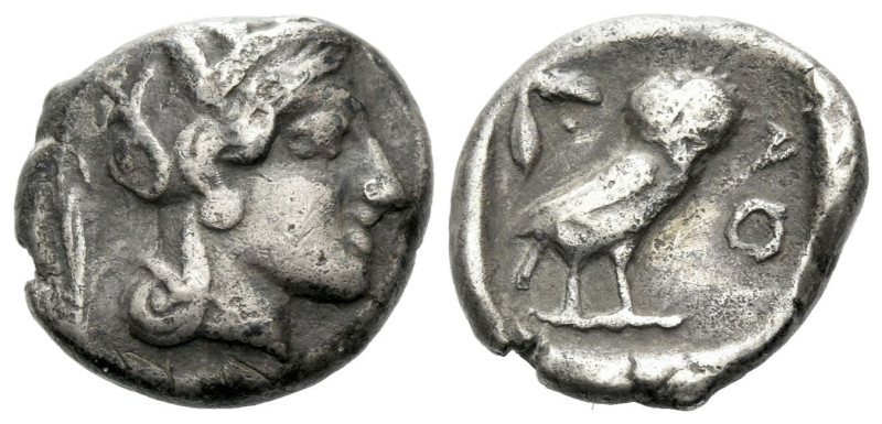 Attica, Athens Drachm circa 454-404, AR 15.00 mm., 4.10 g.
Drachm circa 454-404...