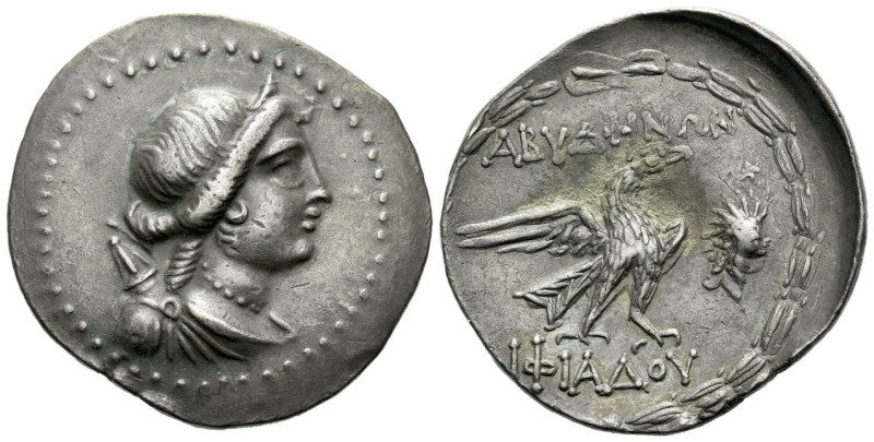 Troas, Abydos Tetradrachm circa 80s-70s, AR 33.00 mm., 15.50 g.
Diademed bust o...