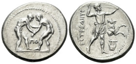 Pamphilia, Aspendus Stater circa 370-330