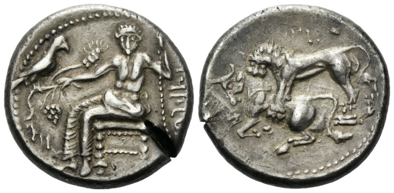Cilicia, Mazaios, 361-334 Stater circa 361-344, AR 24.00 mm., 10.78 g.
bltrz in...