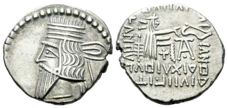 Parthia, Pacoros I, 78-120 Ecbatana Drachm circa 78-120, AR 17.00 mm., 3.72 g.
...