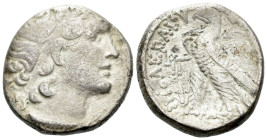 The Ptolemies, Clepatra VII Thea Neotera, 51-30, Tetradrachm 40-39