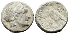 The Ptolemies, Cleopatra VII Thea Neotera, 51-30 Tetradrachm 35-34