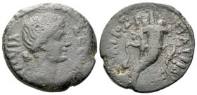 Egypt, Alexandria In the name of Livia, wife of Augustus Diobol circa 1-5 AD