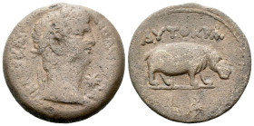 Egypt, Alexandria Claudius, 41-54 Diobol circa 41-42 (year 2)