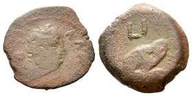 Egypt, Alexandria Claudius, 41-54 Dichalkon circa 49-50 (year 10)