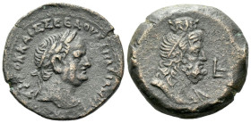 Egypt, Alexandria Vespasian, 69-79 Diobol circa 71-72 (year 4)