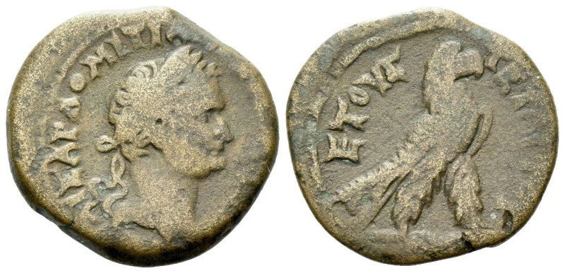 Egypt, Alexandria Domitian, 81-96 Diobol circ 84-85 (year 4), Æ 22.60 mm., 6.19 ...