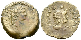 Egypt, Alexandria Domitian, 81-96 Diobol circa 86-87 (year 6)