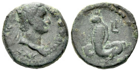 Egypt, Alexandria Domitian, 81-96 Obol circa 91-92 (year 11)
